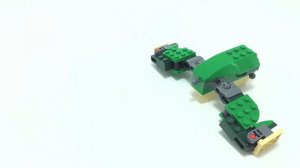 Lego Dinosaurs - Saurolophus dinosaur MOC - Lego Creator 31058 alternative build instruction