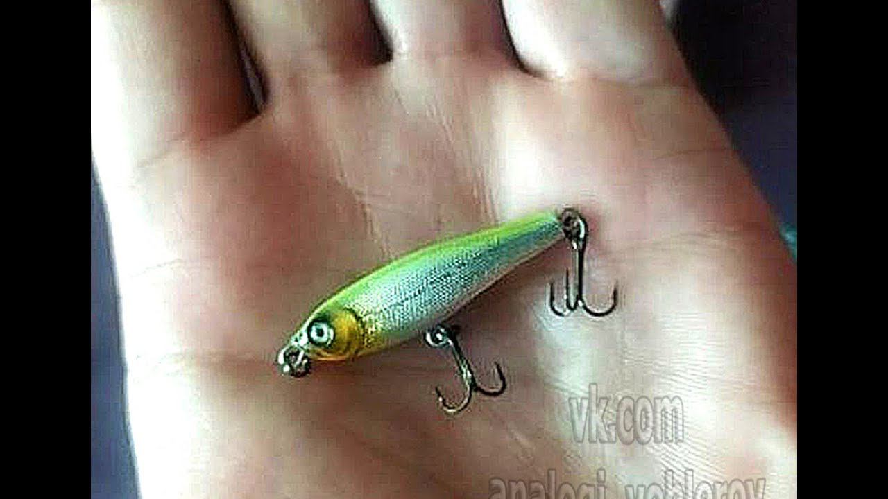 Копия - Tict Flopper Sinking 38S - мелкий стикбейт с Алиэкспресс по жереху и форели