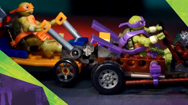 Черепашки Ниндзя Mega Bloks TMNT Animation смотреть онлайн