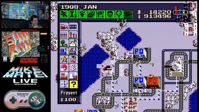 SimCity (SNES) Mike Matei Live смотреть онлайн