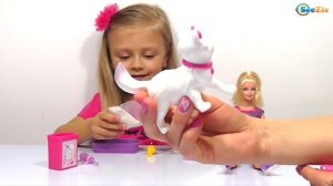 ✔ Барби. Распаковка новой куклы от Ярославы. Видео для девочек / Doll Barbie and Yaroslava ✔
