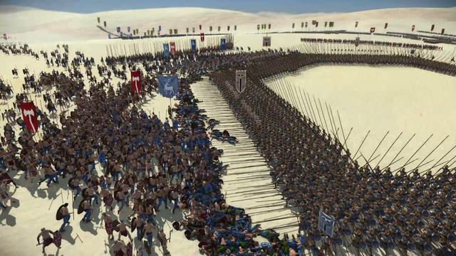 1.800 SILVER SHIELD PIKEMEN Vs 20.000 BARBARIANS - Total War ROME REMASTERED