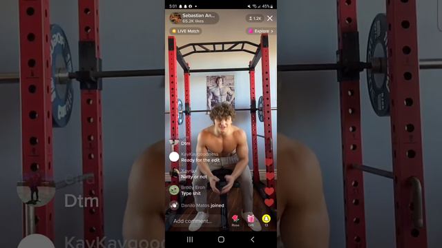 sebastian anderson live on tiktok смотреть онлайн
