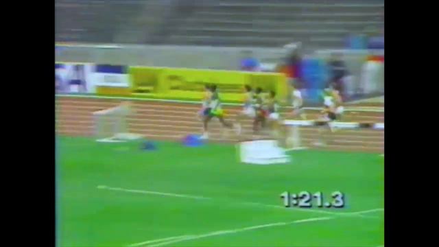 Tom McKean Vs. Seb Coe - 800m - 1988 Grand Prix Final - Berlin