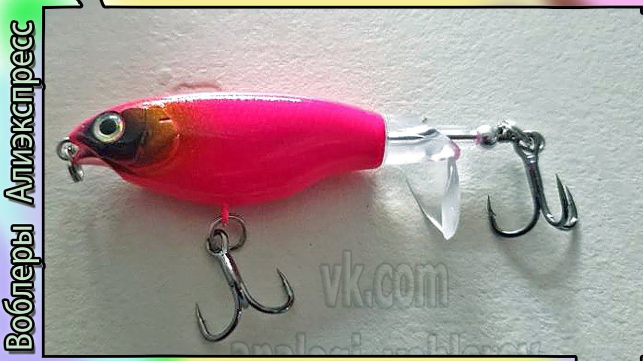 Копия - River2sea Whopper Plopper 75 и 85 Fat Body (от HengJia) - с Алиэкспресс #lure