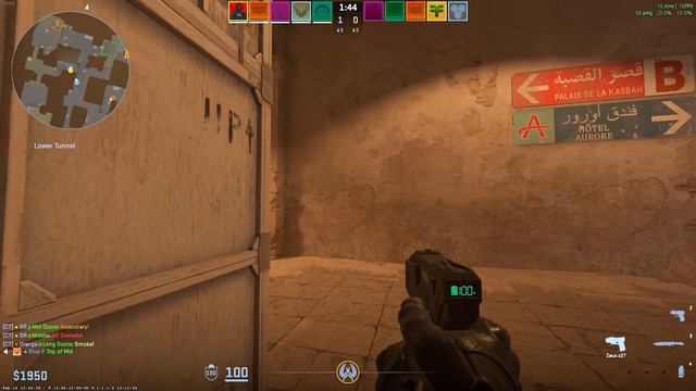 CS2 Dust 2 AWP ile Zeus kavgası смотреть онлайн