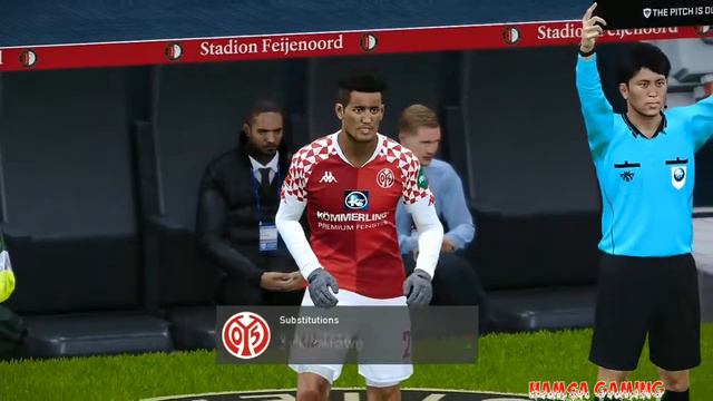 MAINZ VS BORUSSIA DORTMUND Gameplay BUNDESLIGA on eFootball PES 2021 смотреть онлайн