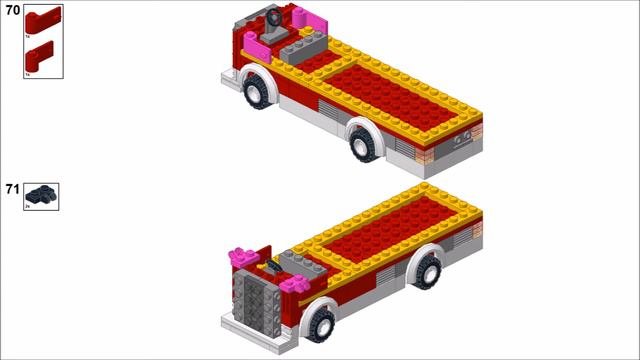 LEGO City Scania Fire Engine Building Instructions смотреть онлайн