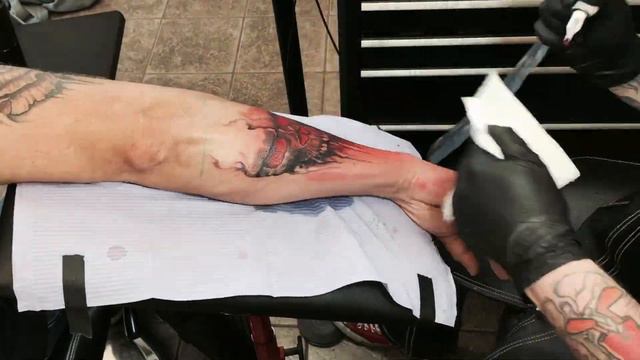 Time Lapse Custom Skull Tattoo FK Spektra Edge-X смотреть онлайн