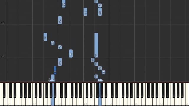 Piano Piece Klavierstuck Wolfgang Amadeus Mozart Easy Piano Tutorial смотреть онлайн