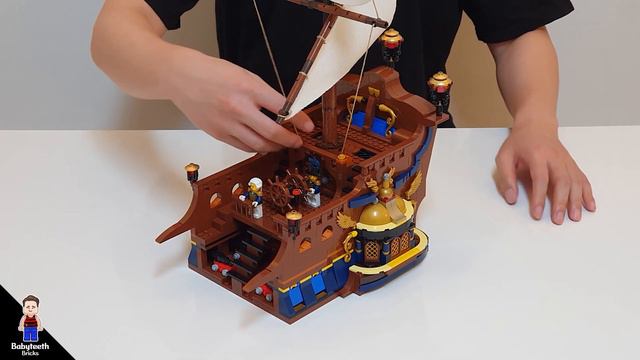 LEGO pirates MOC : Imperial Flagship (4th rate Ship of the line / frigate) 레고 해적 창작 : 정부군함 (4등급 전열함 смотреть онлайн