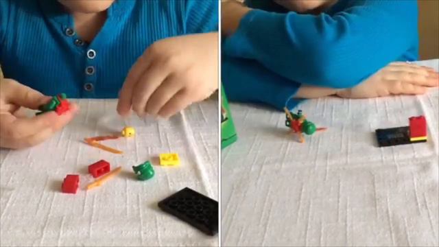 Открываем Ллойда в маске. Китайский набор LEBQ Ninja смотреть онлайн