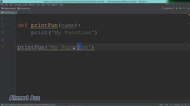 30.Python tutorial Parameters смотреть онлайн