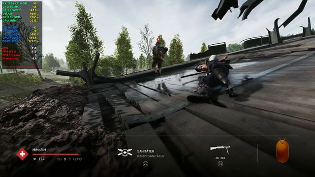 Battlefield V | RX 7600 XT 16GB | i5-13600KF | 1080p | Ultra Settings смотреть онлайн