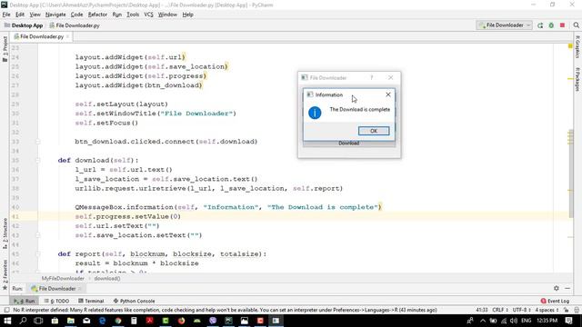 85.Python tutorial - Complete or Warning 4 - Desktop Apps смотреть онлайн