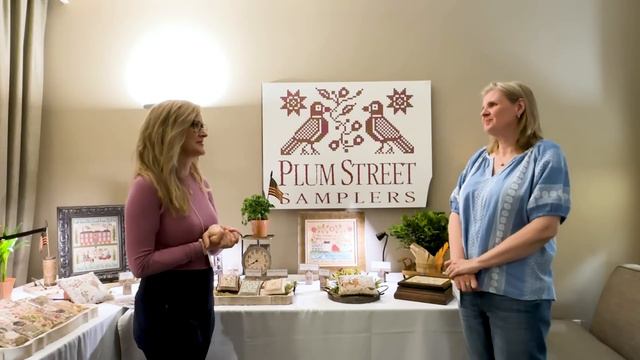 Cross Stitch Designer Spotlight: Plum Street Samplers - Nashville Needlework Market 2024