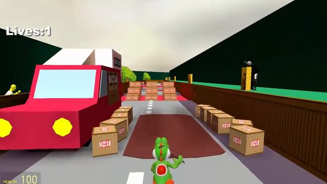 Garry's Mod Deathrun-The Simpson's Map! смотреть онлайн