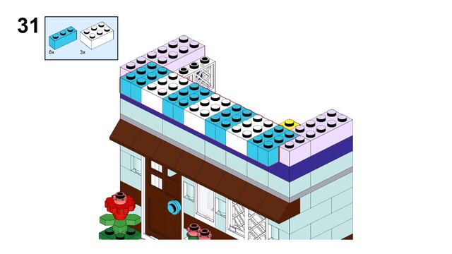 DOLL HOUSE Lego classic 11035 ideas How to build смотреть онлайн