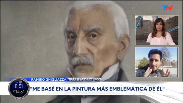 EL ROSTRO DE SAN MARTÍN: El video que reconstruye su rostro desde los 3 a los 70 años