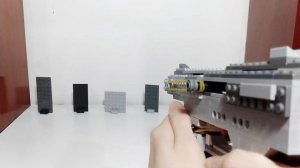 Lego Semi-Auto Brickshooter Tec-9 [Blowback - Working Gun]