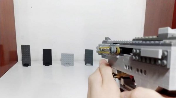 Lego Semi-Auto Brickshooter Tec-9 [Blowback - Working Gun]