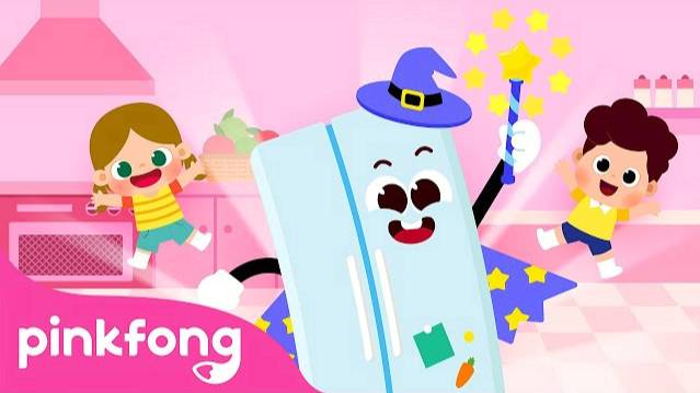 Magical Fridge is full of Yummy Foods! | Refrigeratebabidi boo! | Refrigerator | Pinkfong смотреть онлайн