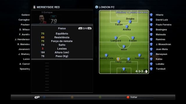 PES 2012 Demo Liverpool player stats 720p HD смотреть онлайн