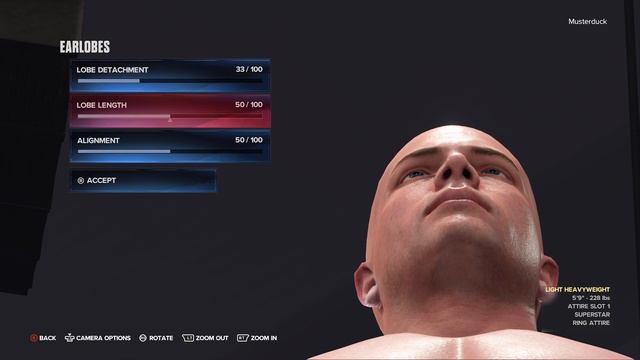 WWE 2K24 1.02 - bugged Ears + Earlobes sliders carried over from 2K23 смотреть онлайн