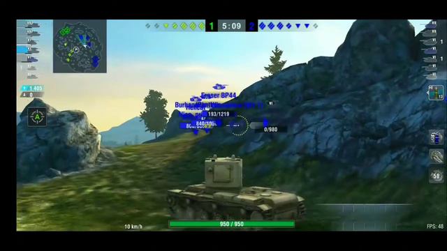kv2 gameplay in world of tank blitz смотреть онлайн