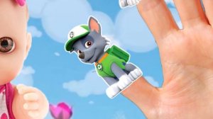 Щенячий патруль КУКЛЫ ПУПСИКИ Поют песенку про семью пальчиков. Видео для детей