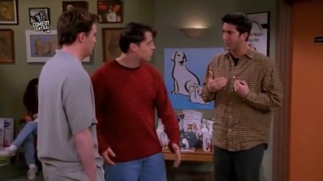 Friends - Ross, Chandler and Joey crying смотреть онлайн