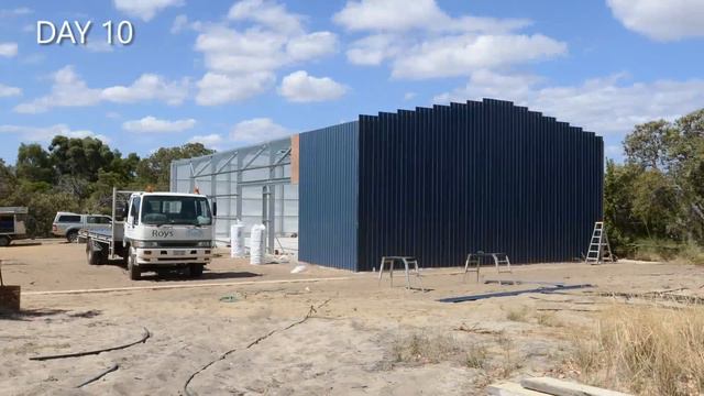 Shed Construction Video from Start to Finish смотреть онлайн