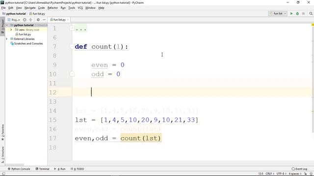 73.Python tutorial - Function to return values - دالة تعيد اكثر من قيمة смотреть онлайн