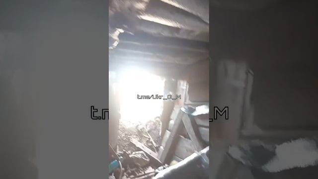СВО 18+ Укровояка демонстрирует последствия утреннего прилета в блиндаж💥 смотреть онлайн