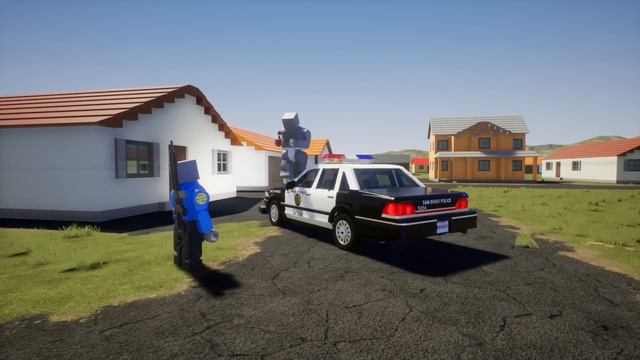 LEGO POLICE CHASE ON MOTORCYCLE! (Brick Rigs) смотреть онлайн