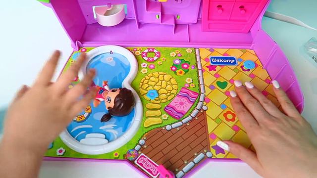 Открываем Мега набор Отель Пинипон Мультик с игрушками Пинипон Pinypon toys смотреть онлайн