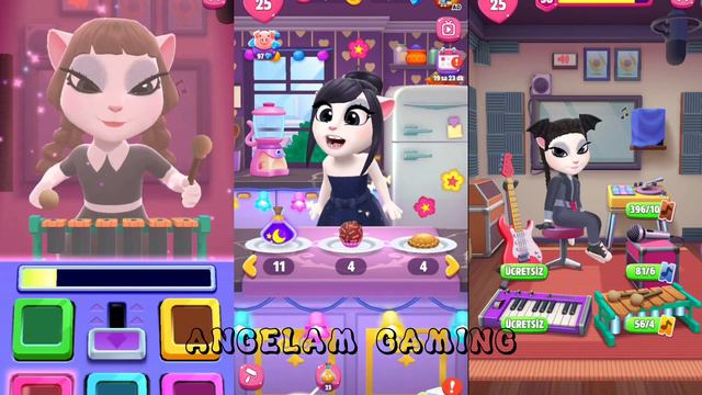 My Talking Angela 2 😍🥰/New VS All Wednesday Addams Makeover VS Angela 🔥😱/ New Year Update Gameplay смотреть онлайн