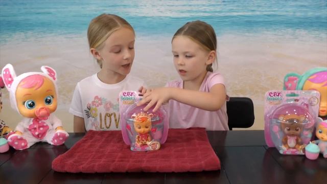 Opening New Cry Babies Toys! Learning How To Take Care Of A Baby!!