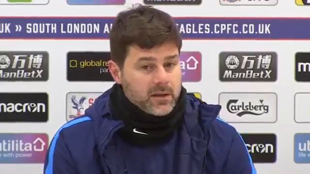 Crystal Palace vs Tottenham 0-1 Pochettino - Aurier was trying to get me Sacked Post Match reaction смотреть онлайн