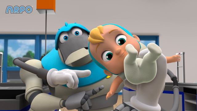 Teddy Bear Trouble - Catch The SQUIRREL | Baby Daniel And ARPO The Robot | Funny Cartoons For Kids