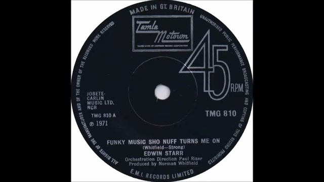 Edwin Starr - Funky Music Sho Nuff Turns Me On смотреть онлайн