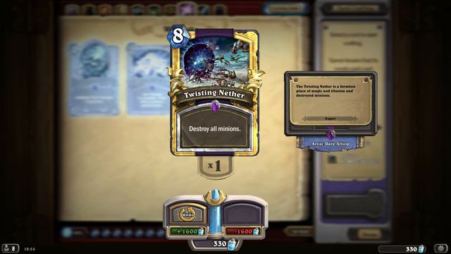 Twisting Nether HD Hearthstone Golden Card Spotlight смотреть онлайн