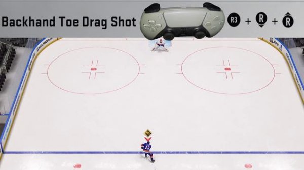 How to do the toe drag in NHL 23?
