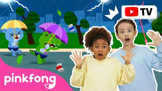 Natural Disaster Safety Song | Earth Quake, Rain Storm | Dance Along | Kids Rhymes | Pinkfong Songs смотреть онлайн