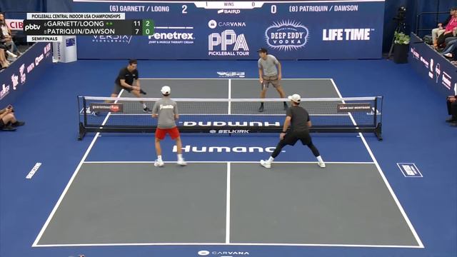 Garnett/Loong Vs Patriquin/Dawson At The Pickleball Central Indoor USA Championships