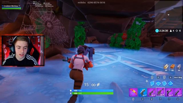JEU D'ARMES INSANE CONTRE LA TEAM CROÛTON SUR FORTNITE CRÉATIF !!! смотреть онлайн
