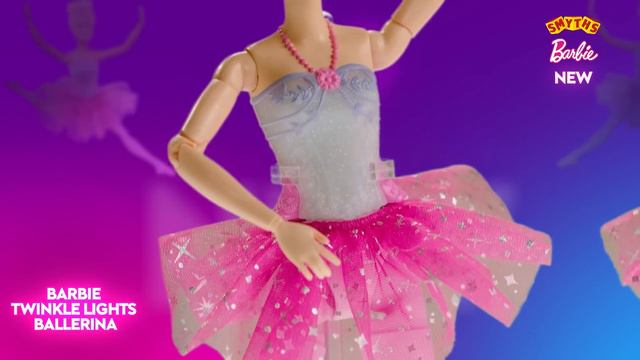 New Barbie Dreamtopia Twinkle Lights Ballerina Doll - Smyths Toys смотреть онлайн