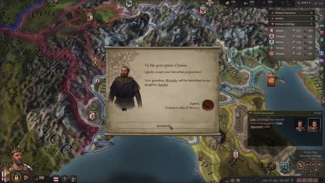 Crusader Kings III - Cisalpine Duke of Genoa Part ? смотреть онлайн
