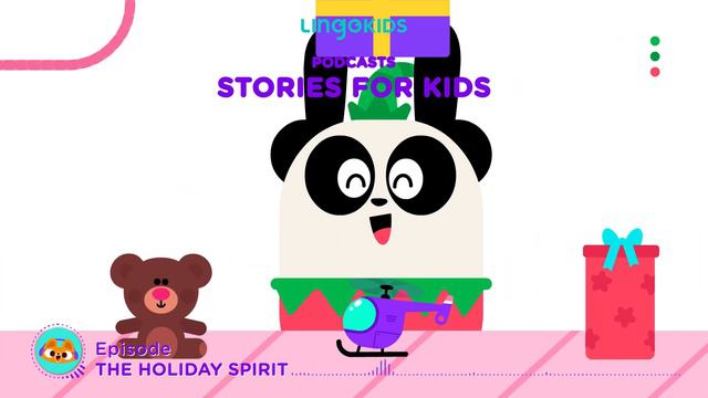 Meeting the Spirit of HOLIDAY CHEER 🎁🎄 Storytime for Kids | Lingokids смотреть онлайн