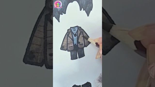 Raides Toca boca Drawing #paperdiy #yolohouse #homa смотреть онлайн
